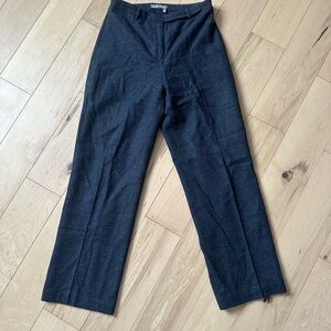 Tristan blue wool Trousers - Made in 🇨🇦